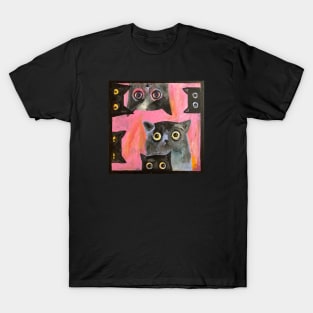 starring cats T-Shirt